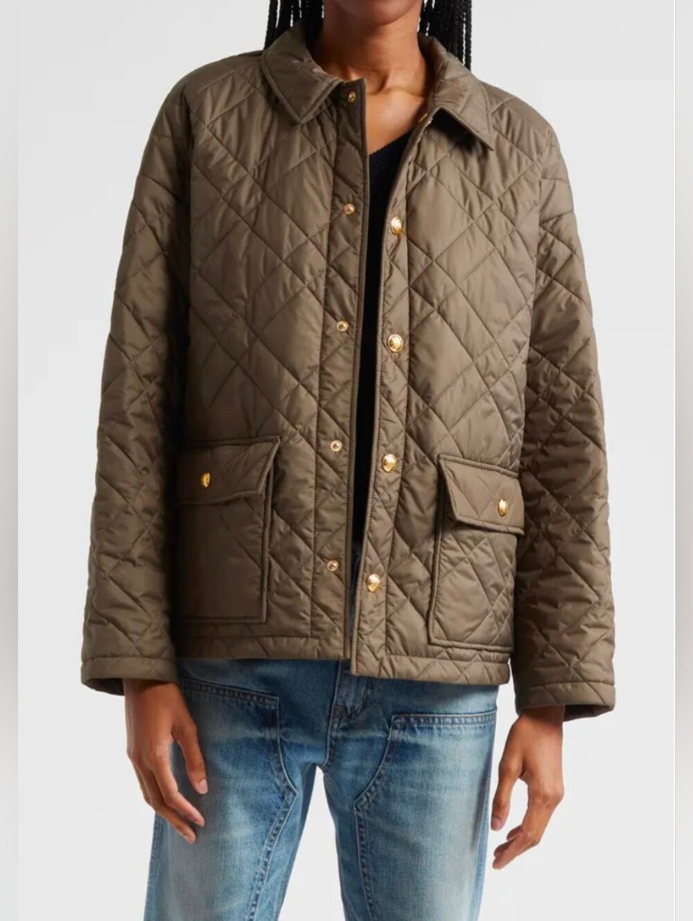 Nili Lotan Helah Quilted Jacket - Size XL